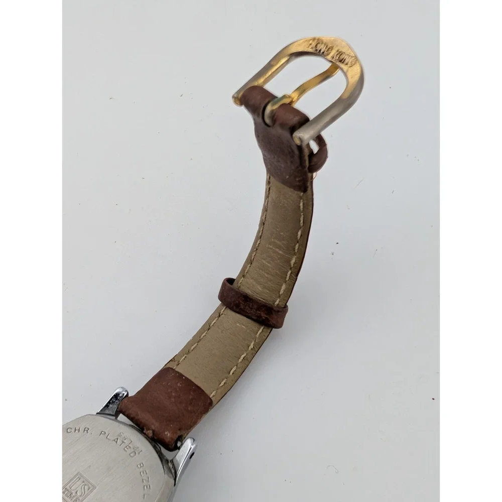 US Time Ingersoll Vintage Mechanical Women's Watch Leather Band- Working